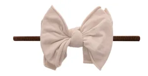 Baby Bling Blush / Brown FAB-BOW-LOUS Skinny Headband