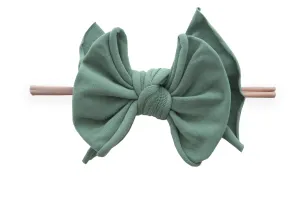 Baby Bling Fern / Blush FAB-BOW-LOUS Skinny Headband