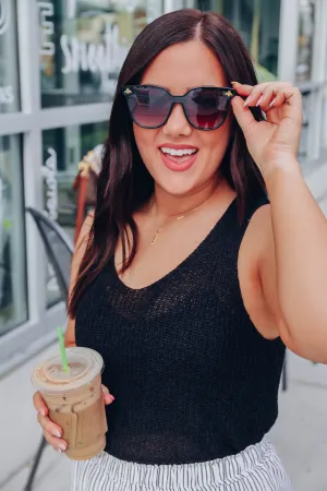 Baddest Bee Sunglasses - Black