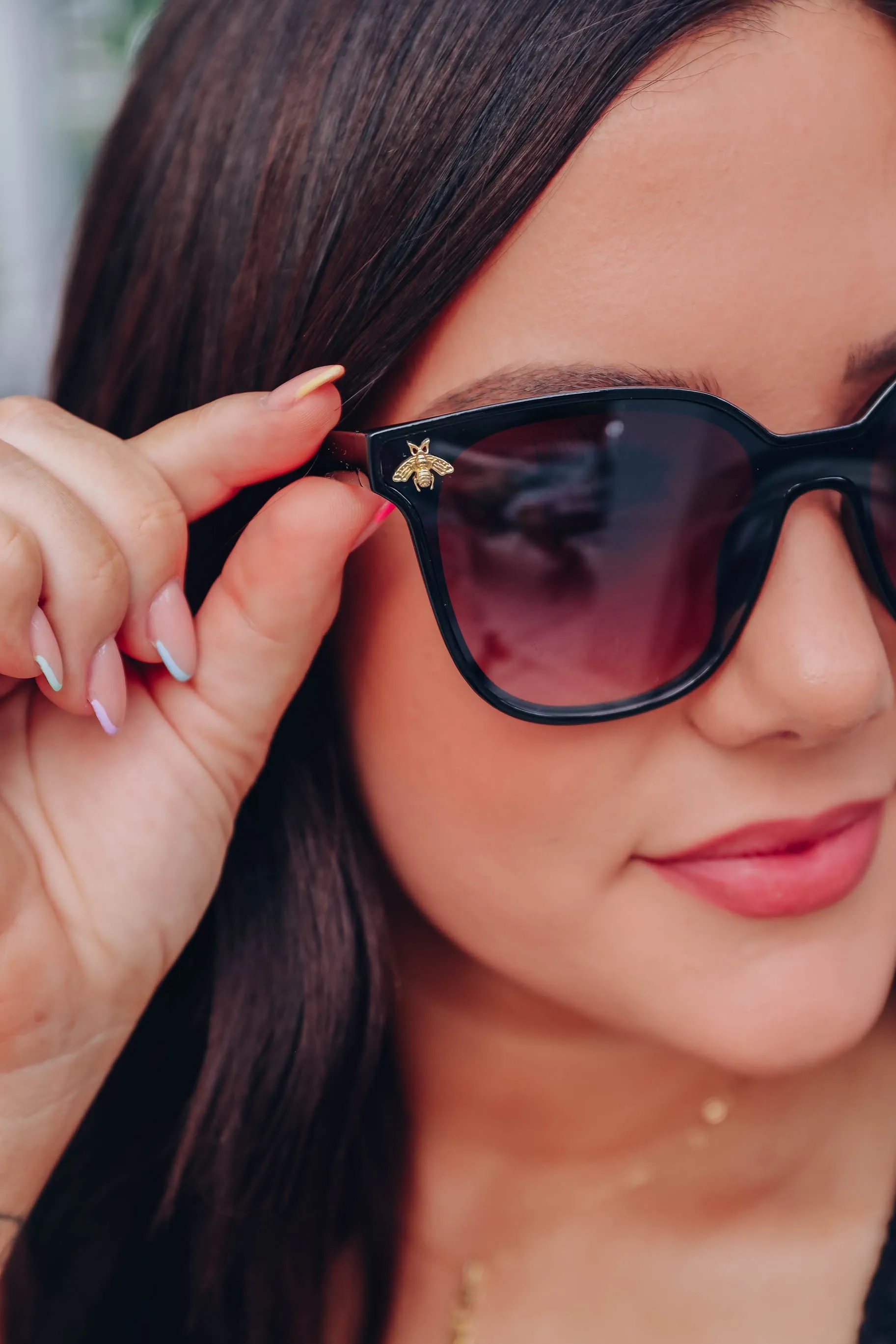 Baddest Bee Sunglasses - Black