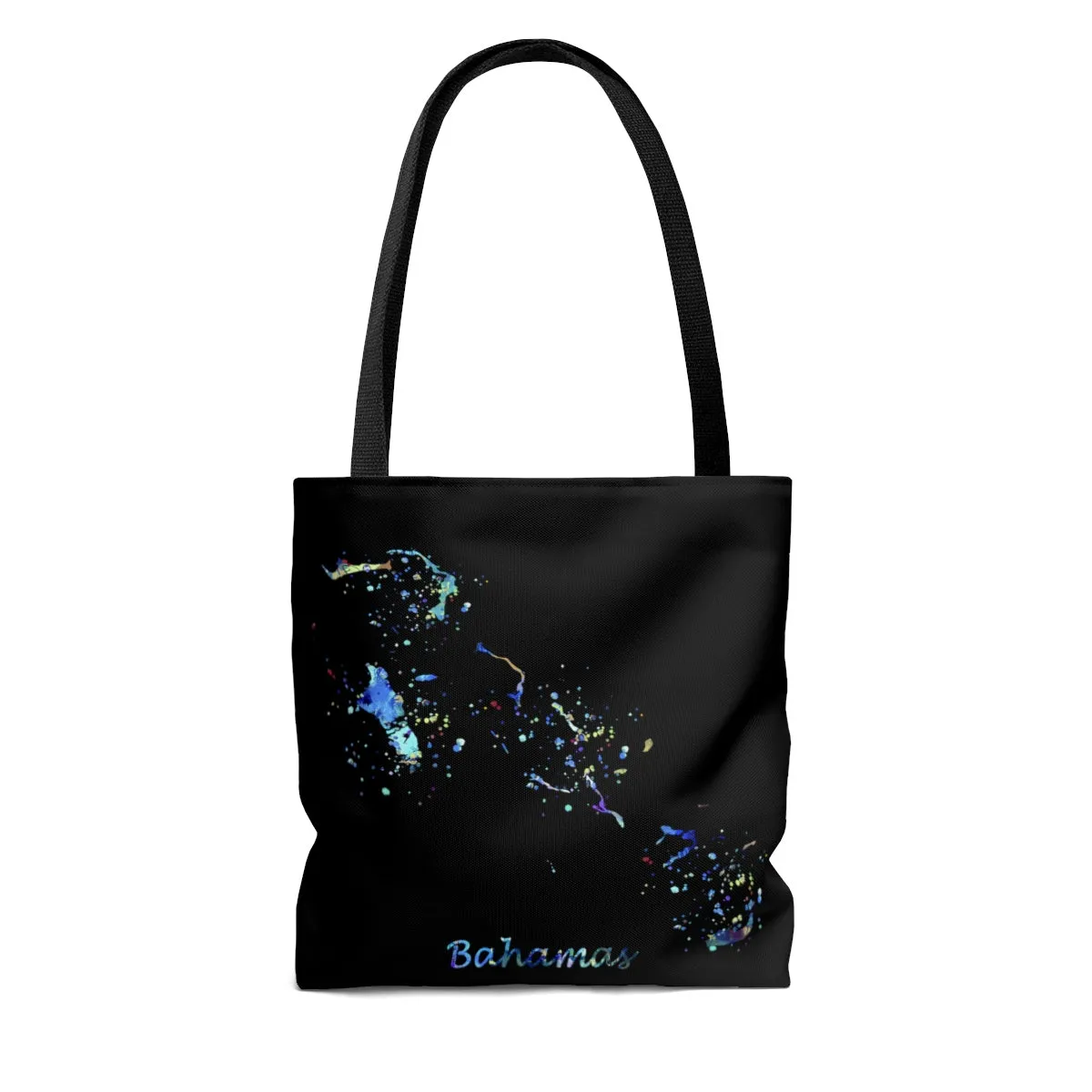 Bahamas Map Tote Bag