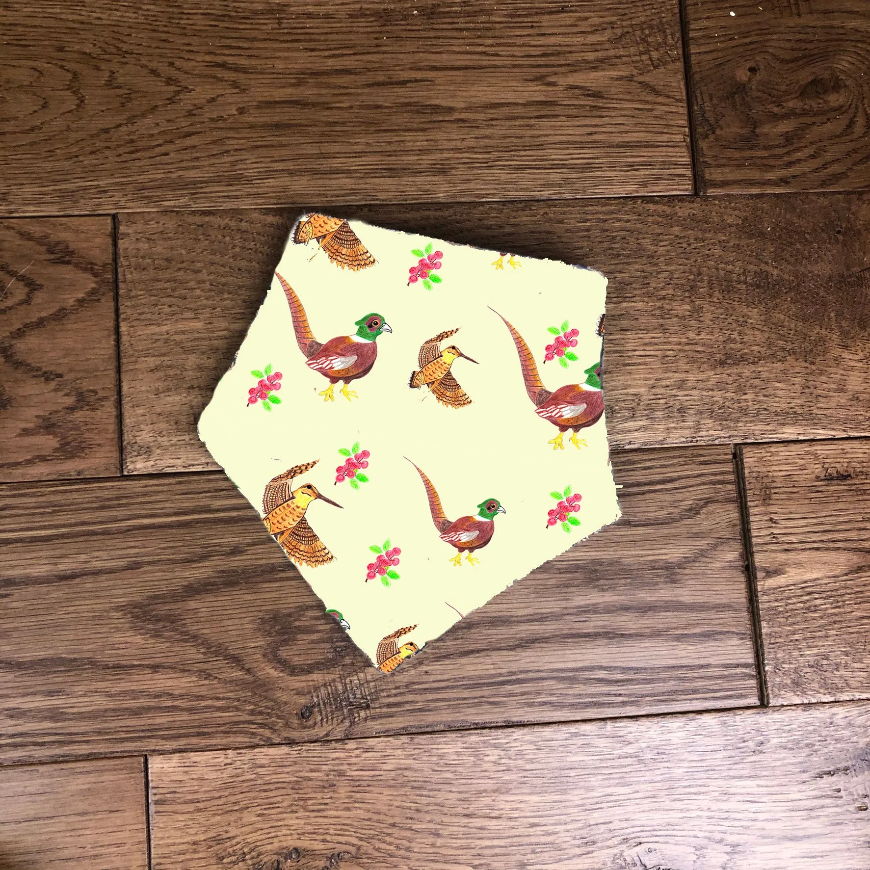 Bandana dribble bib - Pheasant