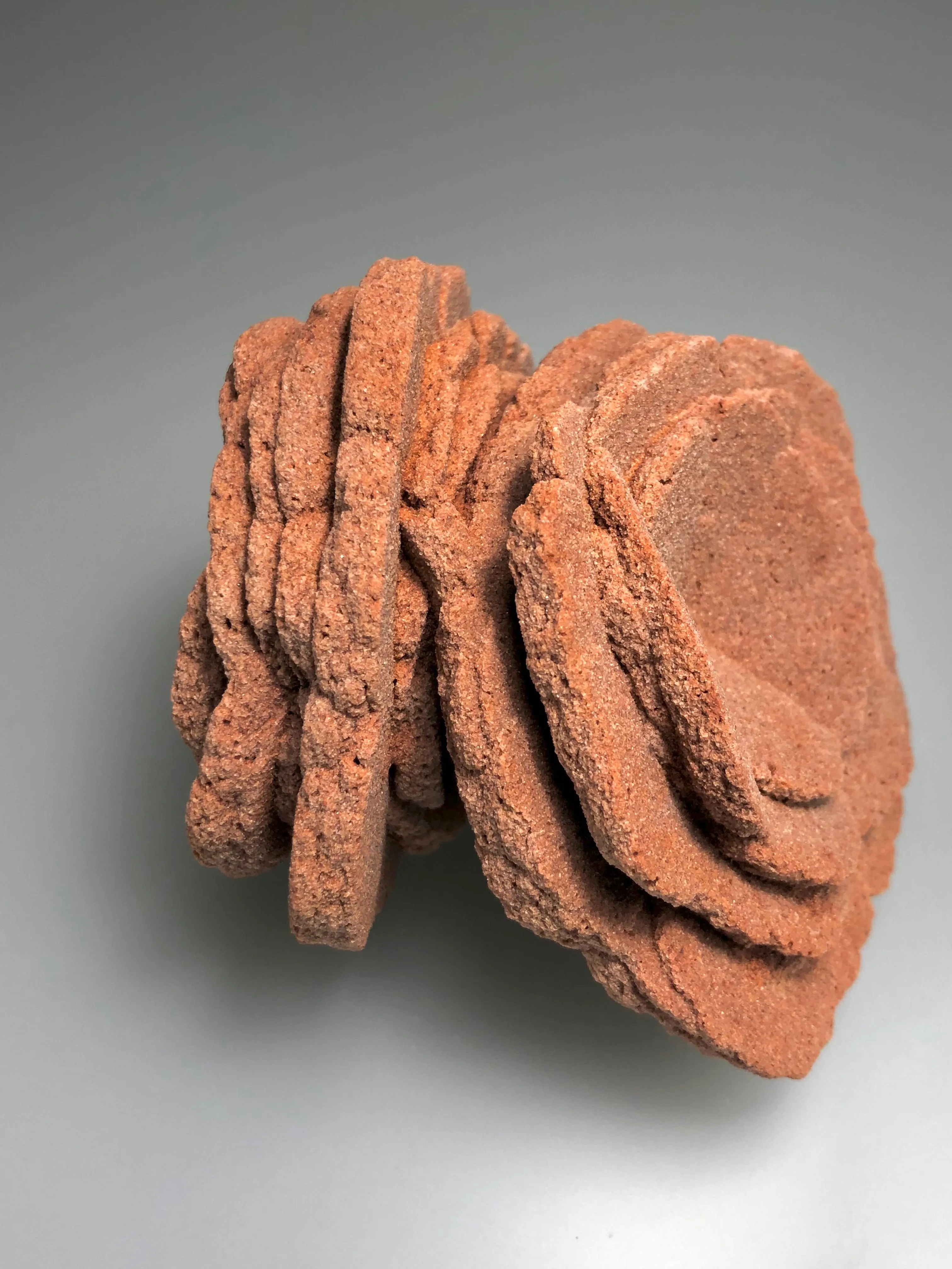 Barite (Rose), Norman, Oklahoma, Dr. David London Collection, Small Cabinet, 7.0 cm x 7.0 cm x 7.0 cm, $120.  Online Oct. 13.