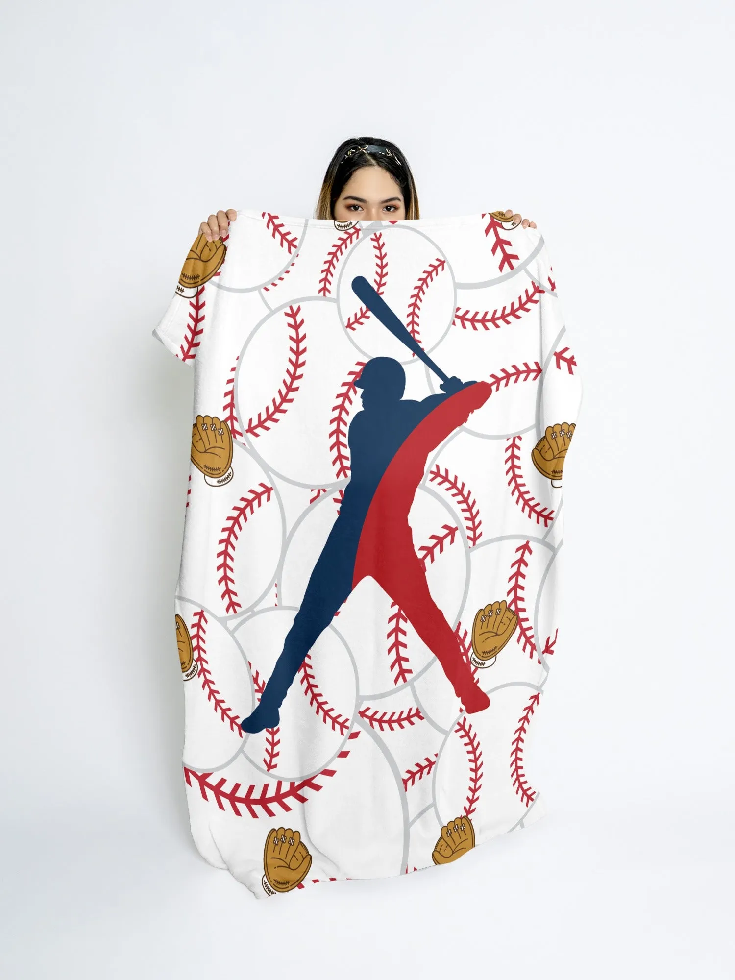 Baseball Plush Blanket