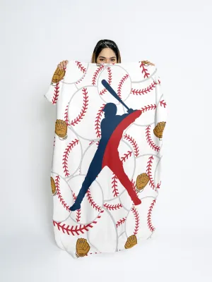 Baseball Plush Blanket