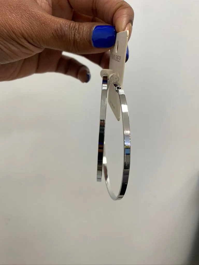 Basic Hoops - Silver