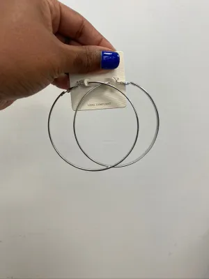 Basic Hoops - Silver