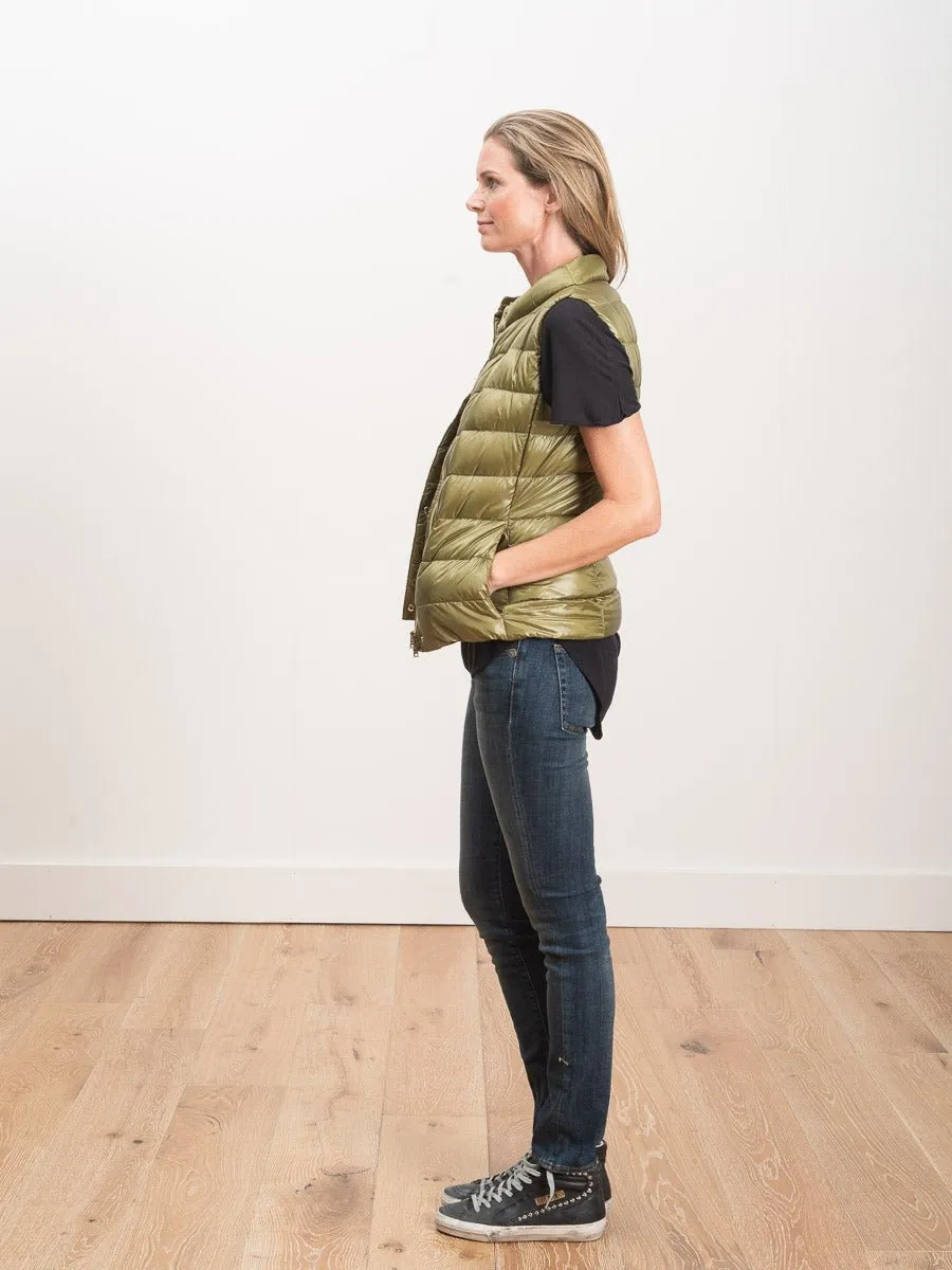 basic vest - matcha