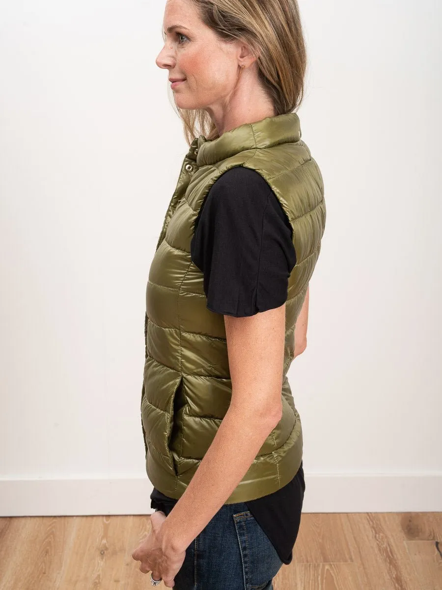basic vest - matcha