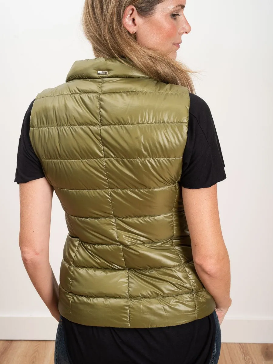 basic vest - matcha