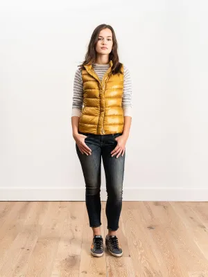 basic vest - mustard