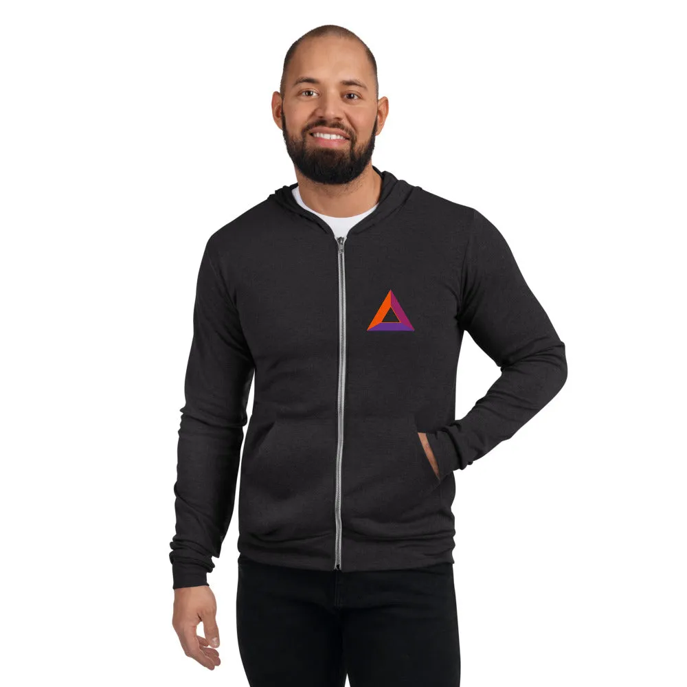 BAT Unisex zip hoodie