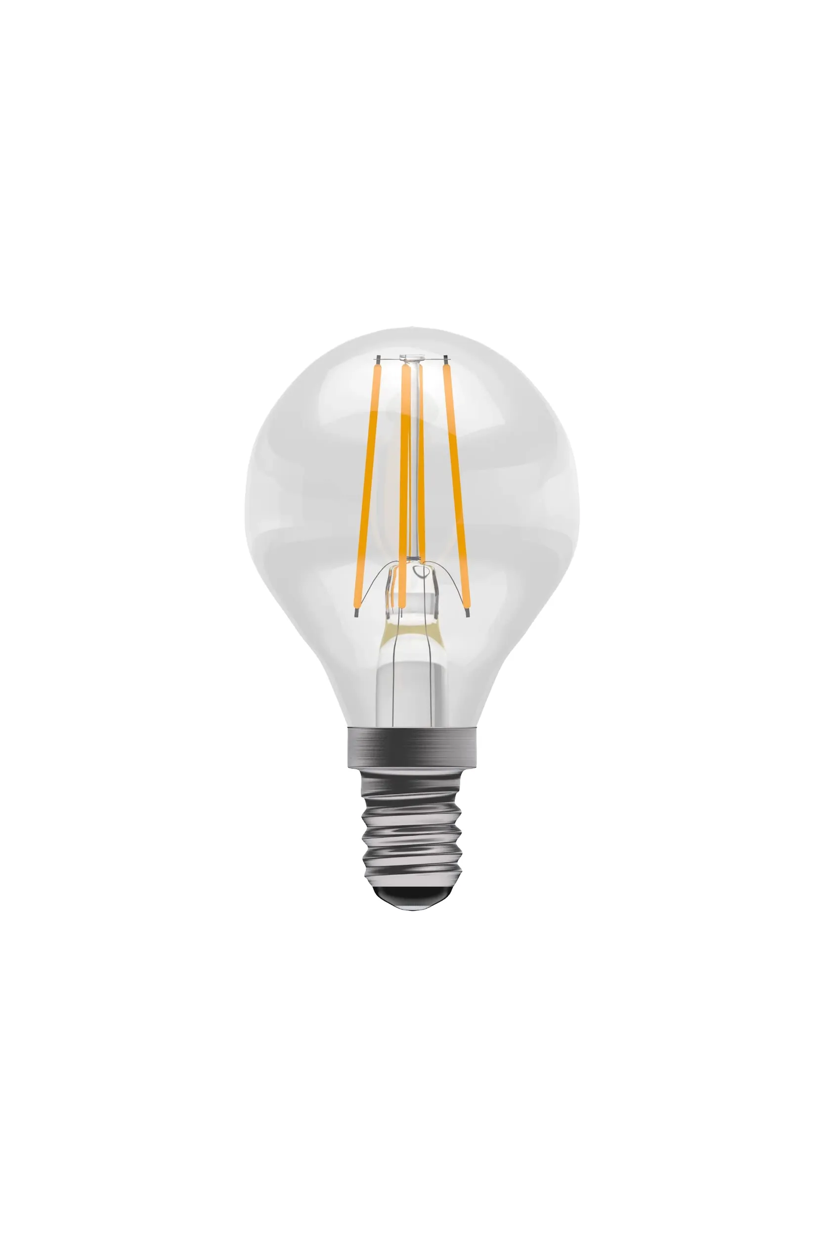 Bell 4W LED Filament Clear Round SES, 2700K 470 Lumens
