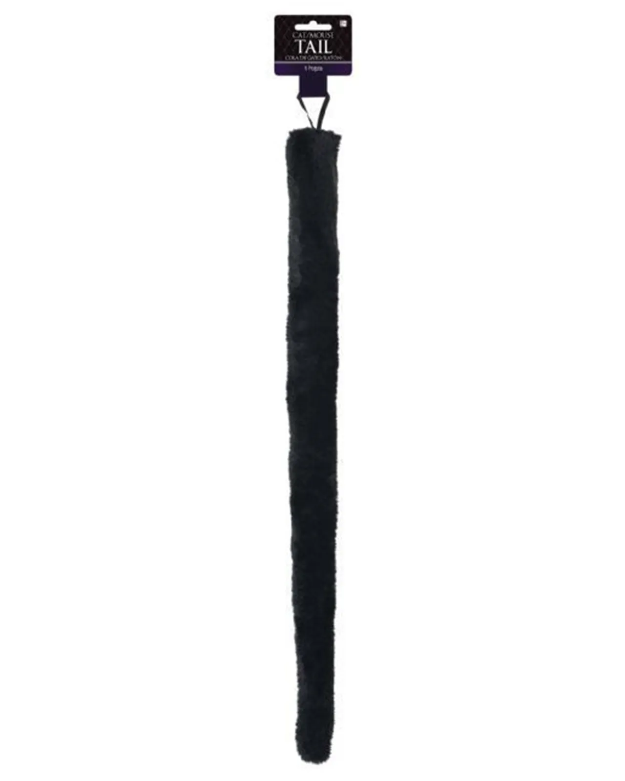 Black Plush Cat Tail