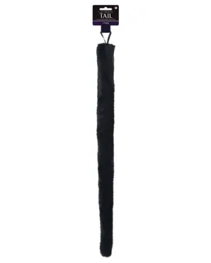 Black Plush Cat Tail
