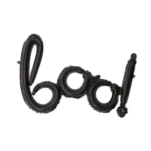 Black "BOO" Script Balloon