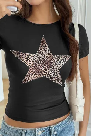 Black Star Fitted Tshirt (Preorder)