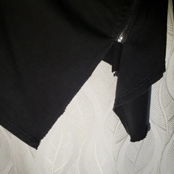 Blank NYC Faux Leather Draped Moto Jacket