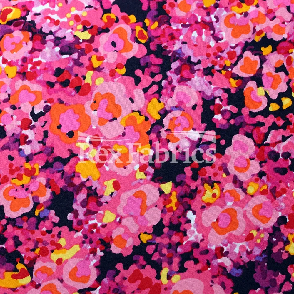 Boho Garden / 4-Way Stretch Nylon Spandex Print