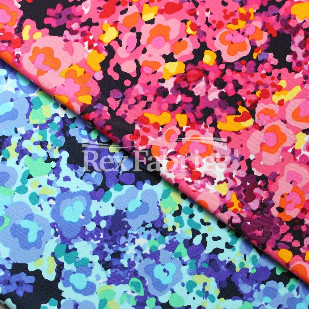 Boho Garden / 4-Way Stretch Nylon Spandex Print