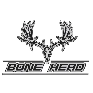BONE HEAD WHITETAIL DECAL By Upstream Images
