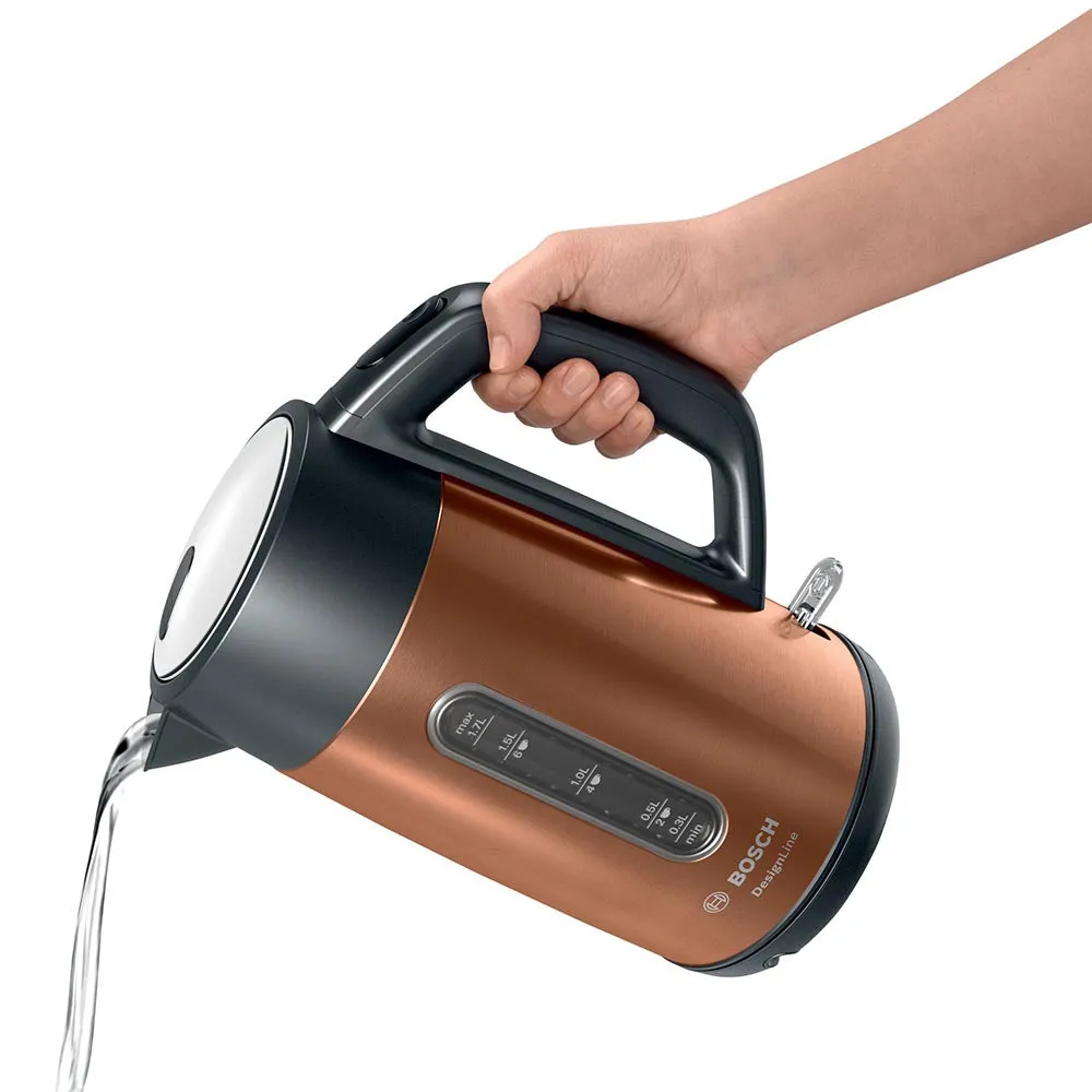 Bosch DesignLine Cordless Kettle 1.7L - Copper