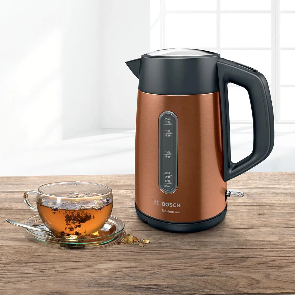 Bosch DesignLine Cordless Kettle 1.7L - Copper