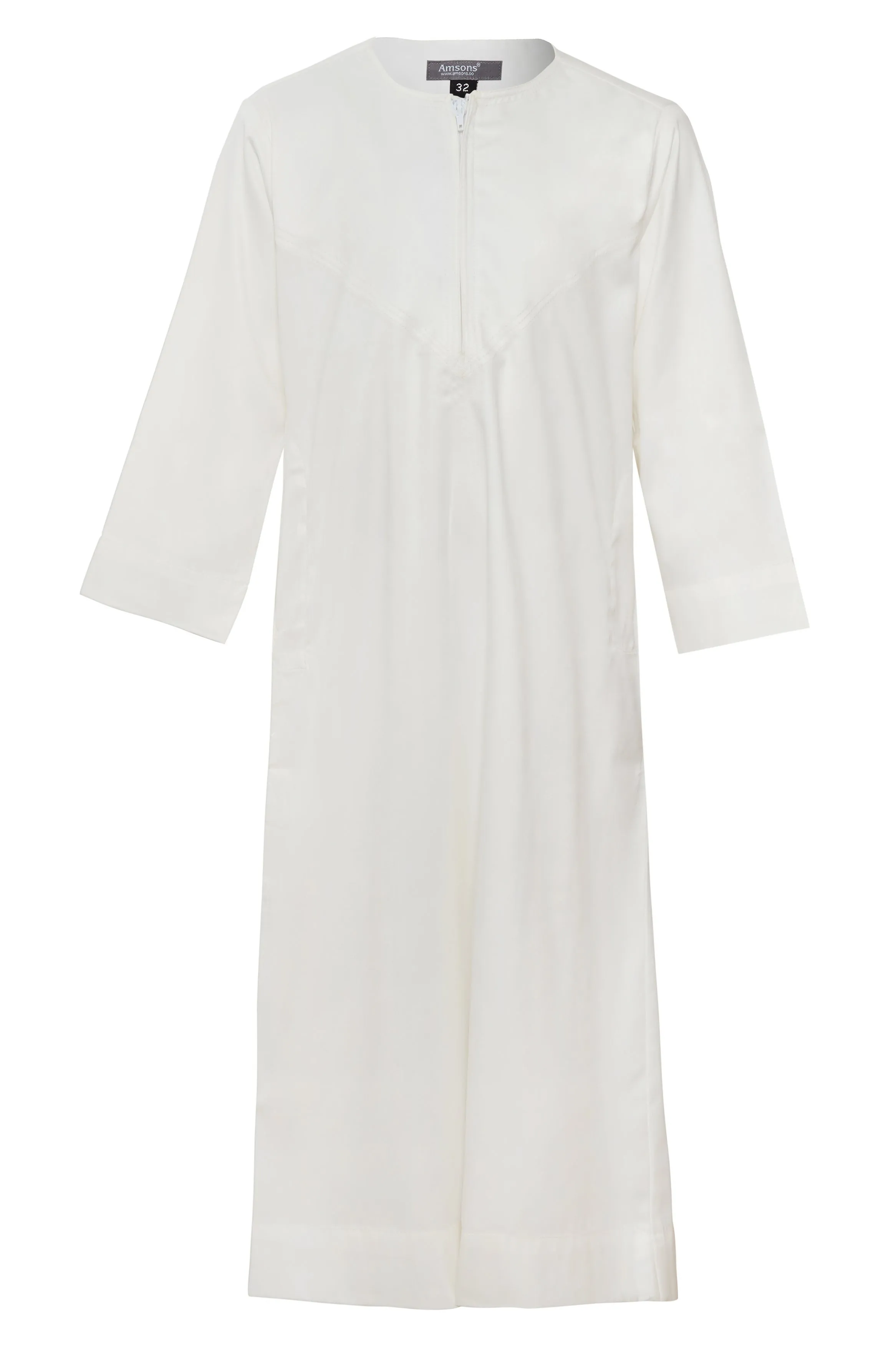 Boys Alif Satin Touch - Off White
