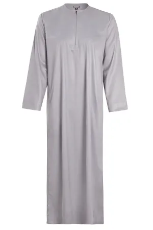 Boys Alif Satin Touch - Silver Grey