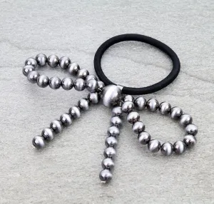 Brinlea Fashion Navajo Pearl Bow Hair Tie