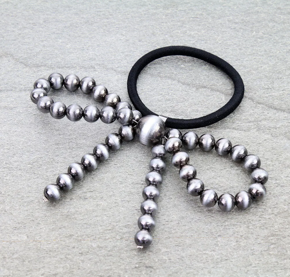 Brinlea Fashion Navajo Pearl Bow Hair Tie