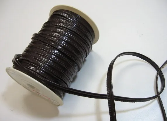 Brown Vinyl Patent 5/16" Cord Piping (5 yds) 2095X207
