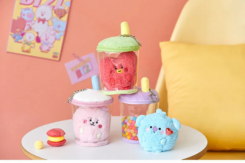 BT21 Bubble Tea plushie and cup