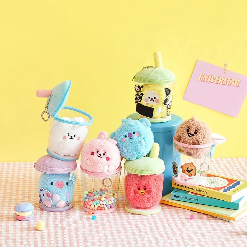 BT21 Bubble Tea plushie and cup