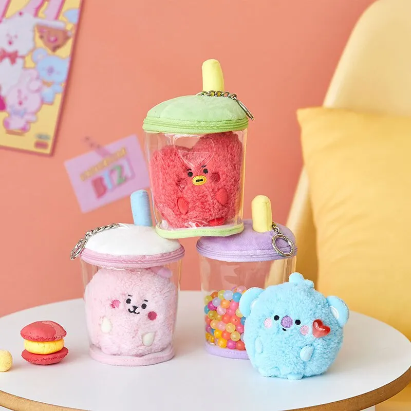 BT21 Bubble Tea plushie and cup