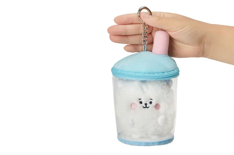 BT21 Bubble Tea plushie and cup