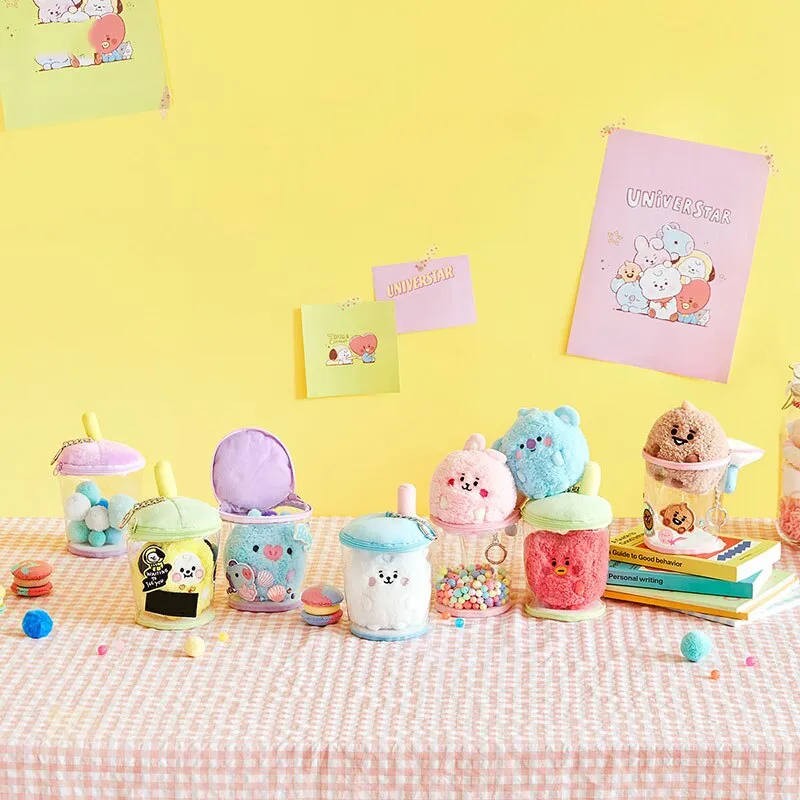 BT21 Bubble Tea plushie and cup