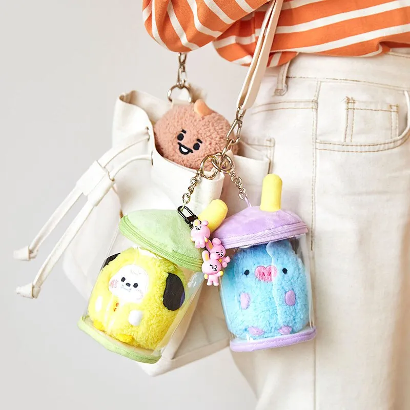 BT21 Bubble Tea plushie and cup