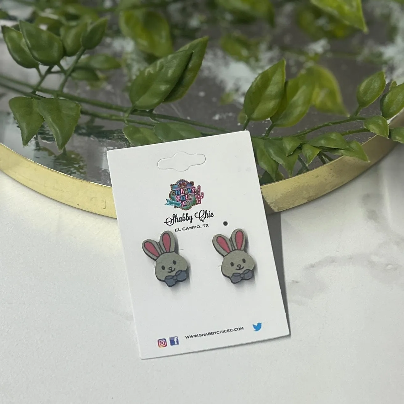 Bunny Face Earrings