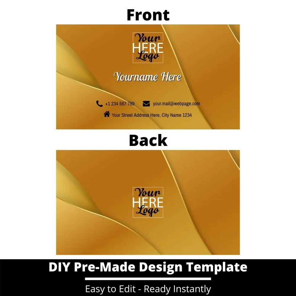 Business Card Design Template 105