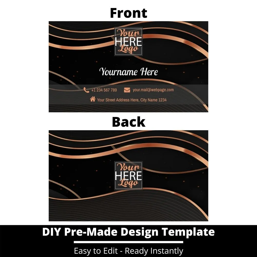 Business Card Design Template 199
