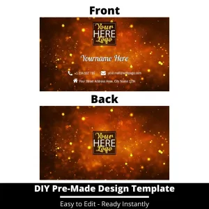 Business Card Design Template 202