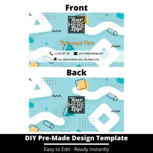 Business Card Design Template 238