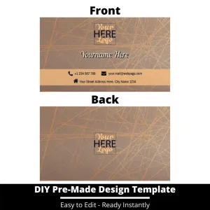 Business Card Design Template 28