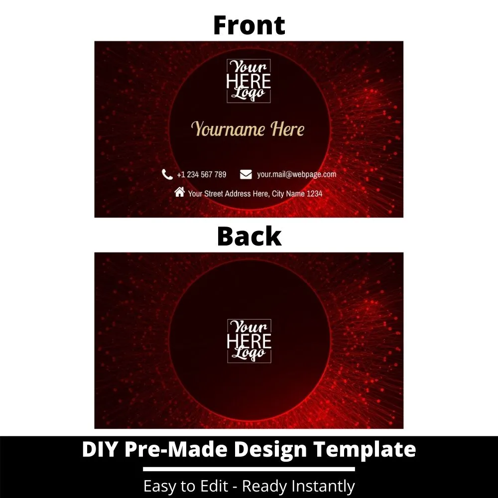 Business Card Design Template 76