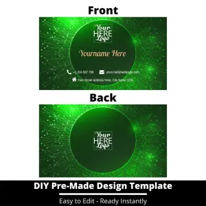 Business Card Design Template 77