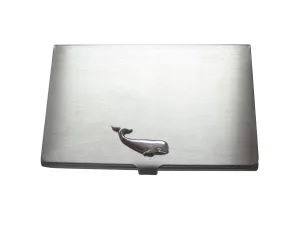 Business Card Holder with Whale Pendant