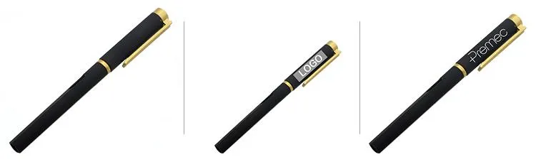 Business Gel Pen With Gold/Silver Clip