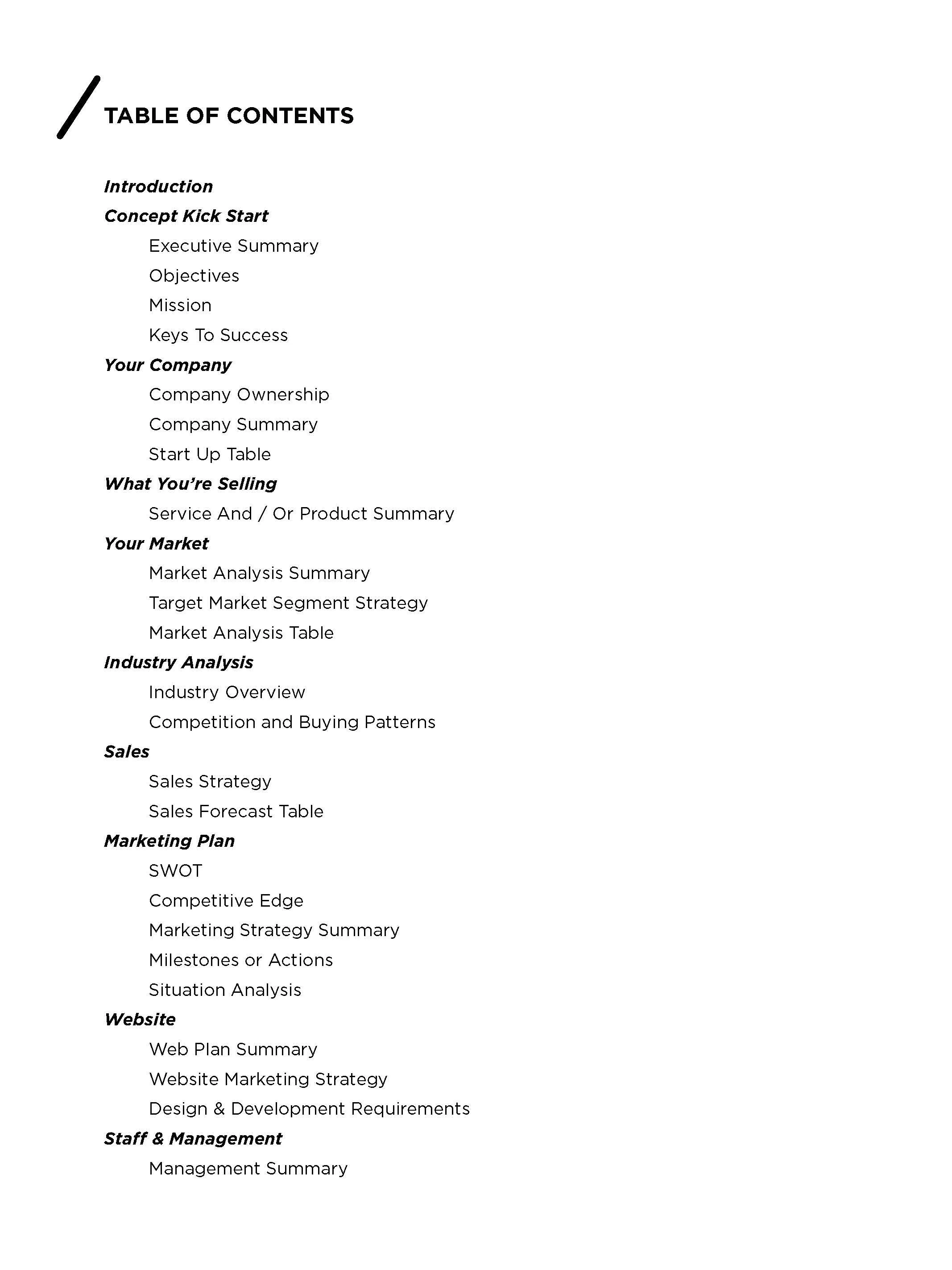 Business Plan Writing Guide