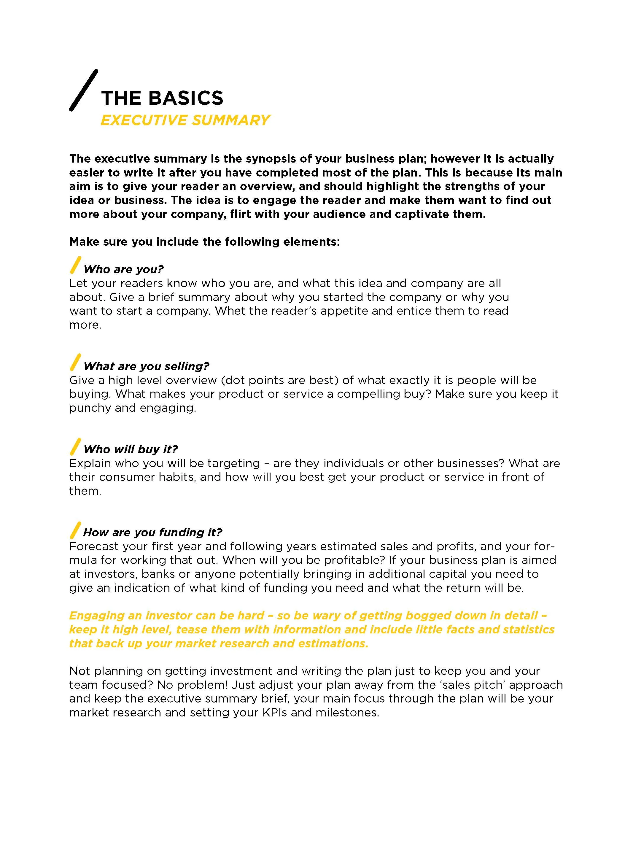 Business Plan Writing Guide